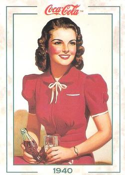 1994 Collect-A-Card Coca-Cola Collection Series 2 #101 Calendar - 1940 Front