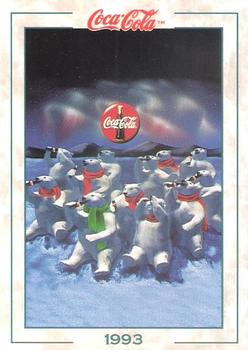 1994 Collect-A-Card Coca-Cola Collection Series 2 #102 Polar bears - 1993 Front