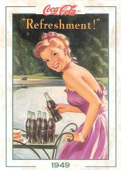 1994 Collect-A-Card Coca-Cola Collection Series 2 #103 Original art - 1949 Front