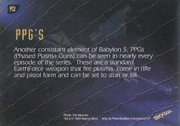 1999 SkyBox Babylon 5: Profiles - The Prop Cage #PC2 PPG's Back