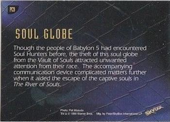 1999 SkyBox Babylon 5: Profiles - The Prop Cage #PC9 Soul Globe Back