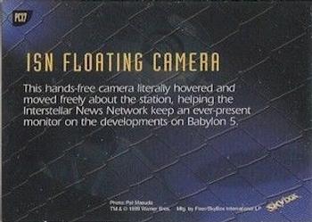 1999 SkyBox Babylon 5: Profiles - The Prop Cage #PC17 ISN Floating Camera Back