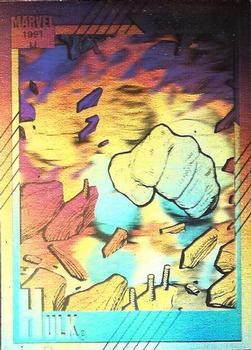 1991 Impel Marvel Universe II - Holograms #H-2 Hulk Front