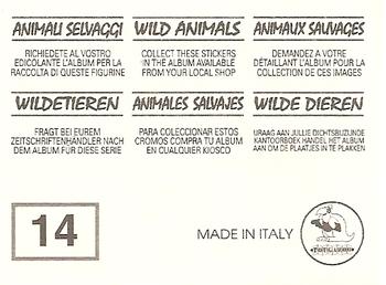1994 Tougaroo Wild Animals Stickers #14 Viper Back