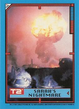 1991 Topps Terminator 2: Judgment Day #10 Sarah's Nightmare Front