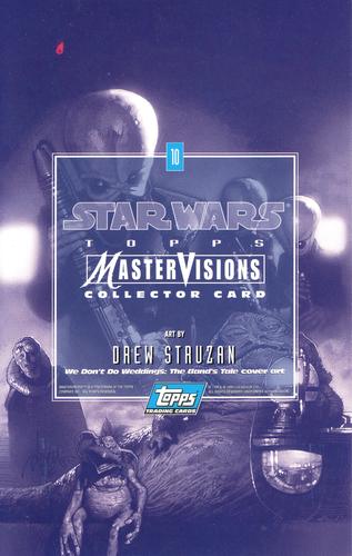 1995 Topps MasterVisions Star Wars #10 Art By Drew Struzan Back