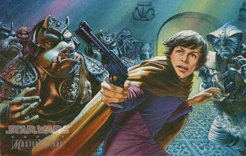 1995 Topps MasterVisions Star Wars #33 Art By Gene Lemery Front