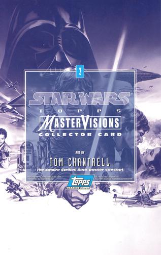 1995 Topps MasterVisions Star Wars #3 Art By Tom Chantrell Back