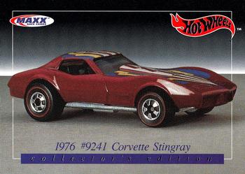 1993 Maxx Hot Wheels 25th Anniversary #9 1976 Corvette Stingray Front