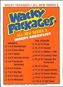 2005 Topps Wacky Packages All-New Series 3 #3 Snorox Back