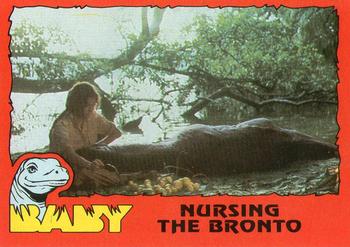 1985 Topps Baby #49 Nursing the Bronto Front