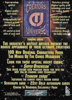 1993 Dynamic The Creator's Universe - Promos #NNO Stronghold Back