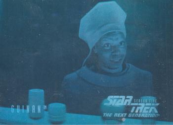 1996 SkyBox Star Trek: The Next Generation Season 5 - Holograms #H9 Guinan Front