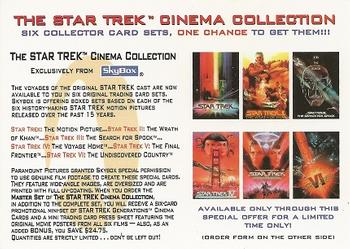 1996 SkyBox Star Trek: The Next Generation Season 5 - Cinema Collection Offer #NNO E596 Cinema Collection Order Form Front