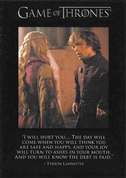 2013 Rittenhouse Game of Thrones Season 2 - Quotable Game of Thrones #Q13 Tyrion Lannister Front