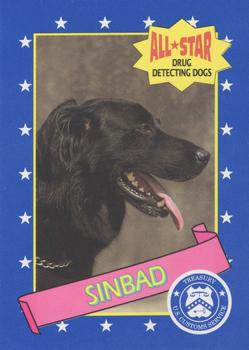 1992 Nabisco All-Star Drug Detecting Dogs #17 Sinbad Front