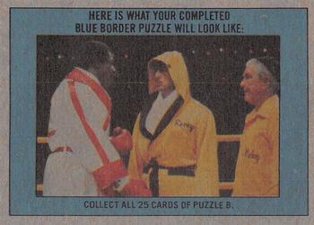 1979 Topps Rocky II #23 Fists of Fury Back