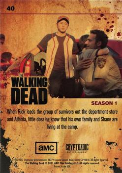 2011 Cryptozoic The Walking Dead Season 1 #40 Reunited Back