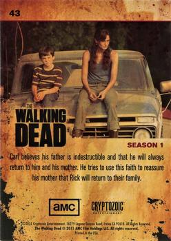 2011 Cryptozoic The Walking Dead Season 1 #43 Nothing's Killed Him Yet Back