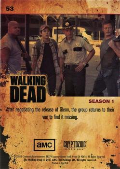2011 Cryptozoic The Walking Dead Season 1 #53 Where's the Van? Back