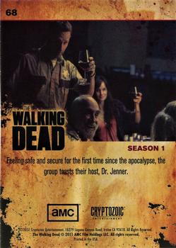 2011 Cryptozoic The Walking Dead Season 1 #68 Sanctuary Back