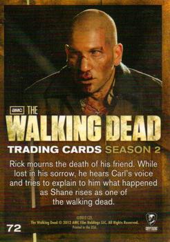 2012 Cryptozoic Walking Dead Season 2 #72 Back from the Dead Back