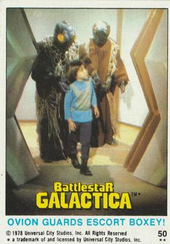 1978 Topps Battlestar Galactica #50 Ovion Guards Escort Boxey! Front