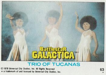 1978 Topps Battlestar Galactica #63 Trio of Tucanas Front