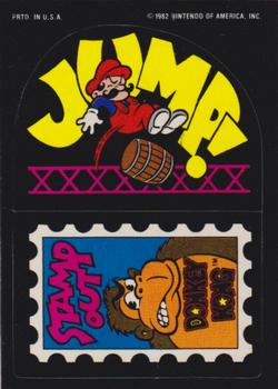 1982 Topps Donkey Kong Stickers #16 Stamp Out Donkey Kong Front
