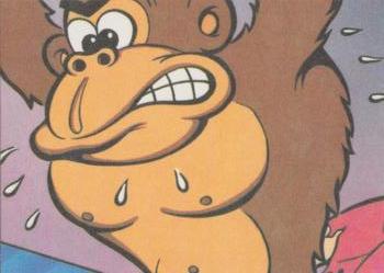 1982 Topps Donkey Kong Stickers #21 Big Game Hunter Back