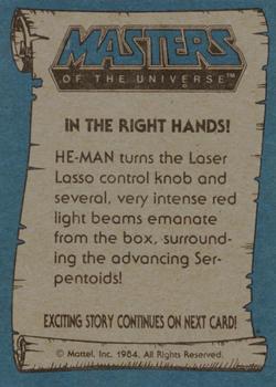1984 Topps Masters of the Universe #65 In the Right Hands! Back