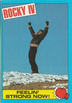 1985 Topps Rocky IV #30 Feelin' Strong Now! Front