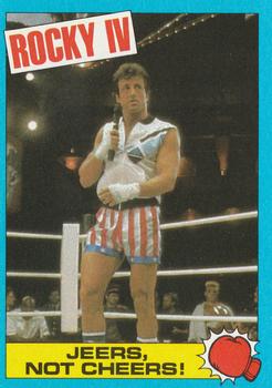1985 Topps Rocky IV #37 Jeers, Not Cheers! Front