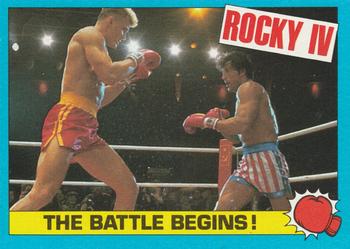 1985 Topps Rocky IV #41 The Battle Begins! Front