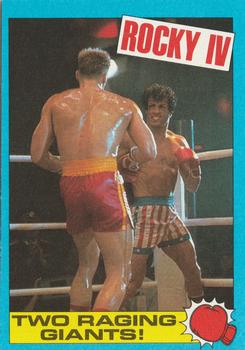 1985 Topps Rocky IV #46 Two Raging Giants! Front