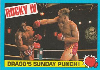 1985 Topps Rocky IV #53 Drago's Sunday Punch! Front