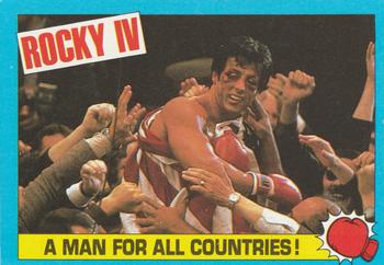 1985 Topps Rocky IV #65 A Man For All Countries! Front