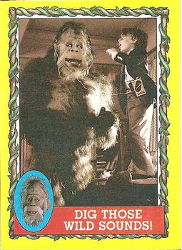 1987 Topps Harry and the Hendersons #52 Dig Those Wild Sounds! Front