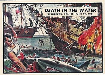 1962 Topps Civil War News #69 Death in the Water Front