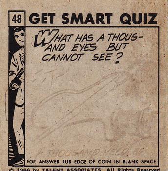 1966 Topps Get Smart #48 It Only Hurts When I Laugh Back