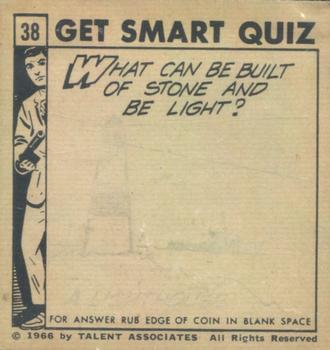 1966 Topps Get Smart #38 This is No Way to Punish an Agent Back