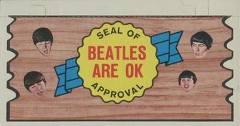 1964 Topps Beatles Plaks #3 Seal of Approval, Beatles Are OK Front