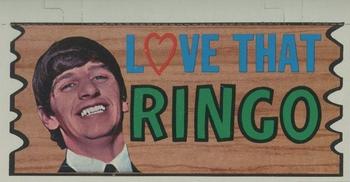1964 Topps Beatles Plaks #7 Love That Ringo Front