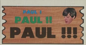1964 Topps Beatles Plaks #42 Paul, Paul, Paul Front