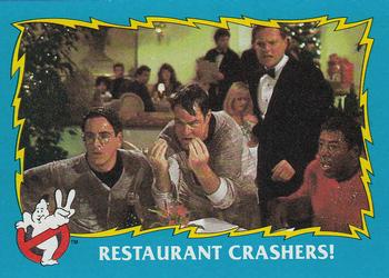 1989 Topps Ghostbusters II #60 Restaurant Crashers! Front