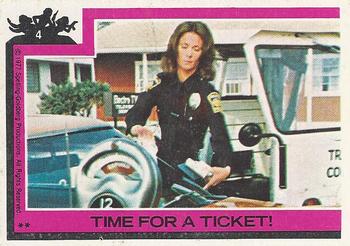 1977 Topps Charlie's Angels #4 Time for a Ticket! Front