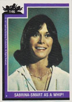 1977 Topps Charlie's Angels #146 Sabrina -- Smart as a Whip! Front