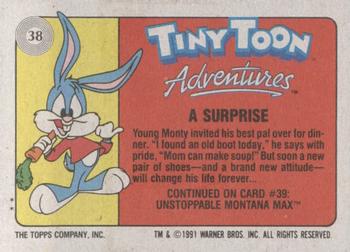 1991 Topps Tiny Toon Adventures #38 A Surprise Back