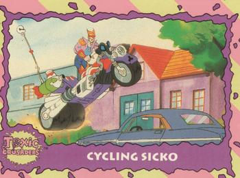 1991 Topps Toxic Crusaders #31 Cycling Sicko Front