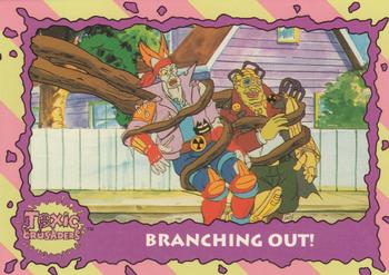 1991 Topps Toxic Crusaders #39 Branching Out! Front
